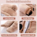 Cozy & Cute  Baby Winter Snowsuit - Hooded Fleece Jumpsuit for Infants, Perfect for Boys & Girls - Image 3