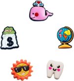 Vibrant PVC Shoe Charms - 30 to 125 Pcs Assorted Shapes for Fun Shoe Decoration - Image 4