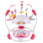 Height-Adjustable Baby Activity Center with Interactive Toys and Bouncing Features - Image 13
