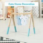Wooden Infant Activity Center with Three Hanging Toys - Image 8