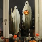 Extra Large Scary Ghosts & Pumpkin Lantern Halloween Window Clings - 3 Sheets of Creepy Decor for Home, Office, and Parties - Image 5