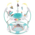 Height-Adjustable Baby Activity Center with Interactive Toys and Bouncing Features - Image 14