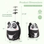 Children's Lightweight and Portable Rolling Suitcase - Image 4