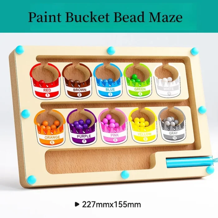 Magnetic Digital Bead Maze Toy for Children's Puzzle Development and Concentration Training, Suitable for Ages 2-6 - Image 13