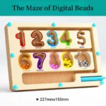 Magnetic Digital Bead Maze Toy for Children's Puzzle Development and Concentration Training, Suitable for Ages 2-6 - Image 14