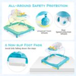 Adjustable Height Foldable Baby Walker with Padded Seat - Image 10