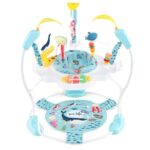 Height-Adjustable Baby Activity Center with Interactive Toys and Bouncing Features - Image 12