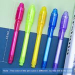 Invisible Spy Ink Pen Set - 5 PCS with UV Light, Perfect Party Favors for Kids 8-12, Ideal Stocking Stuffers for Christmas and Fun Goodie Bags for Halloween & Thanksgiving - Image 3