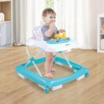 Adjustable Height Foldable Baby Walker with Padded Seat - Image 3