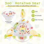 Height-Adjustable Baby Activity Center with Interactive Toys and Bouncing Features - Image 3