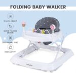 Adjustable Height Foldable Baby Activity Walker with Removable Seat Cushion - Image 6