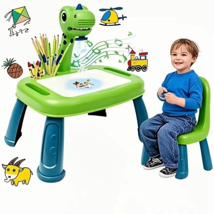 Unicorn Projection Music Drawing Board - Engaging Art Learning Tool for Children Aged 3 and Up
