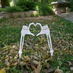 Halloween Skeleton Stakes - Love Pose 2-Piece Hands & Arms for Spooky Outdoor Yard & Graveyard Decor - Image 2