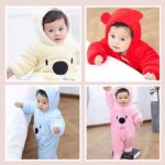 Cozy & Cute  Baby Winter Snowsuit - Hooded Fleece Jumpsuit for Infants, Perfect for Boys & Girls - Image 6