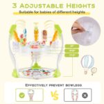 Height-Adjustable Baby Activity Center with Interactive Toys and Bouncing Features - Image 9