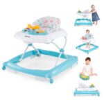 Adjustable Height Foldable Baby Walker with Padded Seat - Image 6