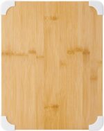 11x14 Inch Nonslip Bamboo Cutting Board with Juice Groove - Perfect for Effortless Food Prep! - Image 2