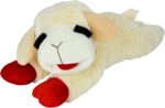 Mini Lamb Chop Plush Squeaky Pet Toy - Officially Licensed, 10" White Cuddle Buddy - Image 13