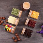Premium Glass Spice Jars Set - 12 Piece 6oz Airtight Containers with Wooden Lids & Labels for Kitchen Organization - Perfect for Herbs, Tea, Sugar, Salt, Coffee, and More! - Image 5
