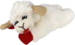 Mini Lamb Chop Plush Squeaky Pet Toy - Officially Licensed, 10" White Cuddle Buddy - Image 16