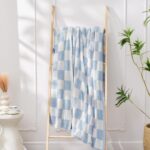 Ultra-Soft Cream Knit Throw Blanket - Lightweight & Fluffy 50x60 Inches for Couch & Bed - Image 10