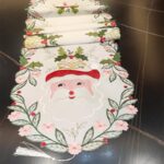 Festive Embroidered Snowman & Snowflakes Christmas Table Runner - 14x70 Inches Winter Dresser Scarf for Holiday Home Decor & Dinner Parties - Image 6