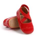 Infant Baby Girls' Mary Jane Shoes with Bowknot - Elegant Wedding Slippers for Special Occasions - Image 3