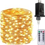 66Ft 200 LED Waterproof Fairy Lights - 8 Modes Twinkle String Lights for Indoor & Outdoor Christmas Decor, Perfect for Bedrooms, Gardens, and Parties (Warm White) - Image 8