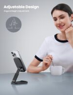 Adjustable Cell Phone Stand - Foldable & Portable Holder for iPhone 17-11, Galaxy S25-S24, Perfect Office Accessory - Image 2