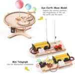 Engaging STEM Science Kits for Kids Ages 8-12 - Fun Wood Building Crafts & 3D Puzzles for Young Engineers! Perfect Gift for Boys 6-11! - Image 2