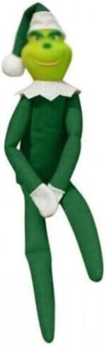 Festive Red and Green Christmas Elf Plush Doll - Perfect for Home Decoration, Holiday Ornaments, and Fun Gifts! - Image 2