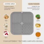 Upgrade Your Pet's Mealtime: 2 Pack Lick Mats for Dogs & Cats - 8.5" Slow Feeder Pads with Suction Cups for Anxiety Relief & Boredom Reduction - Image 3