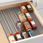 Spiceliner Universal Spice Rack Drawer Organizer - 10' Roll in Gray - Image 6