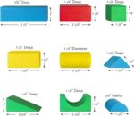 100-Piece Wooden Building Blocks Set - Colorful Sorting & Stacking Toys for Toddlers Ages 2+ - Eco-Friendly Fun in 9 Shapes! - Image 4