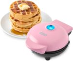 Mini Waffle Maker - Perfect for Waffles, Hash Browns & Keto Chaffles - Easy Clean Non-Stick, 4 Inch, White - Image 9