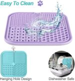 2-Pack Lick Mat for Dogs & Cats with Suction Cups - Anxiety Relief & Boredom Buster, Perfect for Bathing & Grooming with Peanut Butter Fun! - Image 7