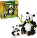 Creator 3 in 1 Wild Animals - Build a Panda, Penguin, or Orca! Fun Building Toy Kit for Kids, Perfect Birthday Gift for 8 Year Olds - 31165