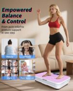 Shake Plate Vibration Exercise Machine for Lymphatic Drainage Massager & Weight Loss, 400 Lbs Capacity Whole Body Vibrating Plate Workout for Women and Men - Image 8