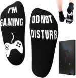 Do Not Disturb I'M Gaming Socks,Funny Sock Gifts for Men Teenboys Husband Dad Women,Christmas Stocking Stuffers Gift - Image 10