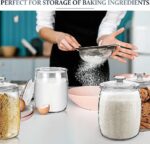 0.5 Gallon Wide Mouth Glass Apothecary Jar with Lid - Perfect for Kitchen Storage, Laundry Organization & Treats! - Image 7