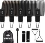 Resistance Bands, Exercise Bands，Resistance Bands for Working Out, Work Out Bands with Handles for Men and Women Fitness, Strength Training Home Gym Equipment - Image 19