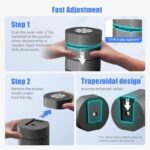 Dumbbell Set of 2, Adjustable Weight, Anti-Slip Handle, Macaron Colors, Each 2.2/4.4/6.6/8.8 Lbs, 4 in 1 Hand Weights for Women at Home - Image 4