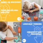 Ultimate STEM Science Kits for Kids - 420+ Projects & 35 Circuit Parts for Boys & Girls Ages 3-12 - Fun Electronics Exploration Toy! - Image 4