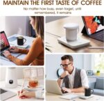 Smart Coffee Mug Warmer with Auto Shut Off - Perfect Gift for Coffee Lovers, Keeps Beverages Warm on Your Desk (White) - Image 5