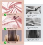 Luxury Satin Pillowcase Gift Set with Silk Sleep Mask & Scrunchies - 7 Piece Collection for Ultimate Comfort - Perfect Birthday Gift for Women & Men - Image 5