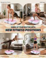 Shake Plate Vibration Exercise Machine for Lymphatic Drainage Massager & Weight Loss, 400 Lbs Capacity Whole Body Vibrating Plate Workout for Women and Men - Image 5