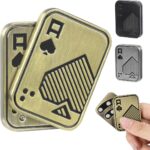 Fidget Toys Adults, EDC Metal Fidget Slider, Magnetic Poker Push Card, Adult Fidget Toy for Anxiety ADHD, Cool Office Gadgets Gift for Dad Teens, Fidgets Toy for Men - Image 9