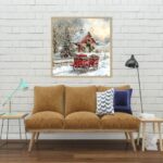 5D Diamond Art Kits for Adults - DIY Christmas Tree Diamond Painting Set, Full Round Drill Gem Art Craft Gift (35x35cm) - Image 5