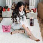 Ultimate Coffee Lovers Gift Set - 5 Piece Collection with 20 Oz Iced Drink Cups, Coasters, Socks, Makeup Bag, and Candle Jar - Perfect for Men and Women - Image 5