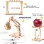 Engaging STEM Science Kits for Kids Ages 8-12 - Fun Wood Building Crafts & 3D Puzzles for Young Engineers! Perfect Gift for Boys 6-11! - Image 3